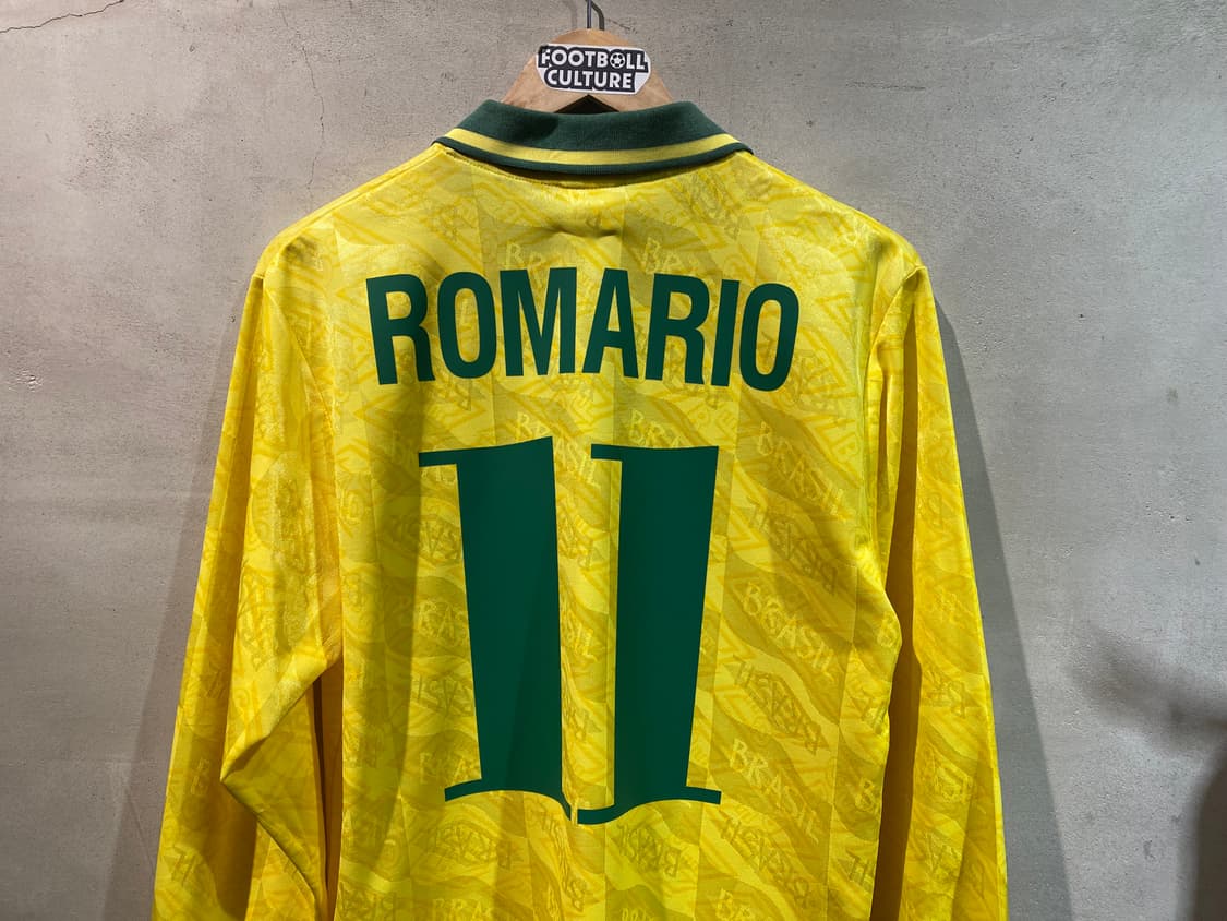 91-93 브라질 국가대표 호마리우 홈 긴팔 유니폼 상품이미지7
