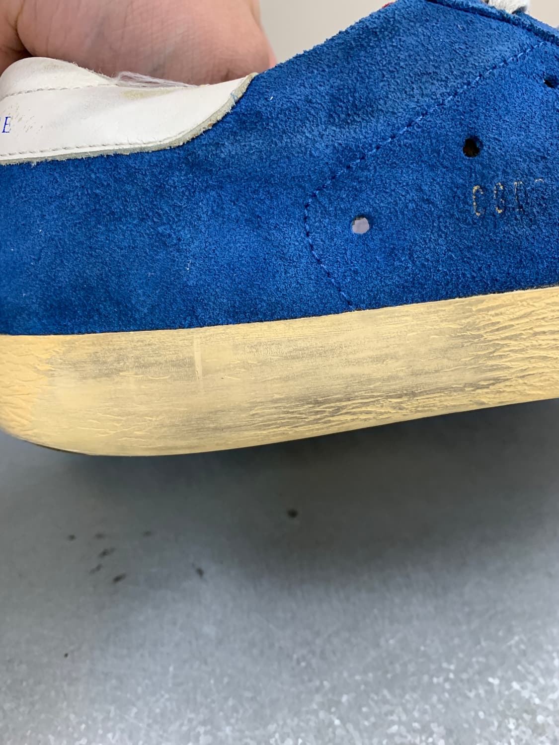 골든구스 슈퍼스타 스웨이드 블루 42(265) 상품이미지5