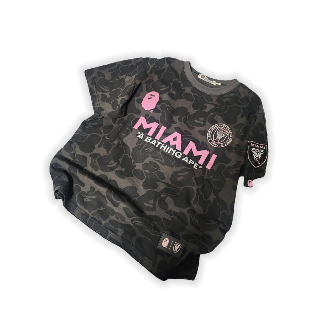 베이프x인터 마이애미 카모 티셔츠 상품이미지1