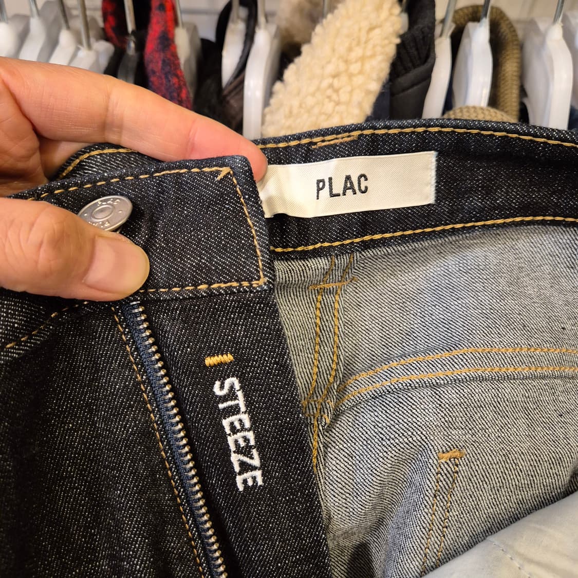 32인치 플랙진 STEEZE 생지 청바지  상품이미지4