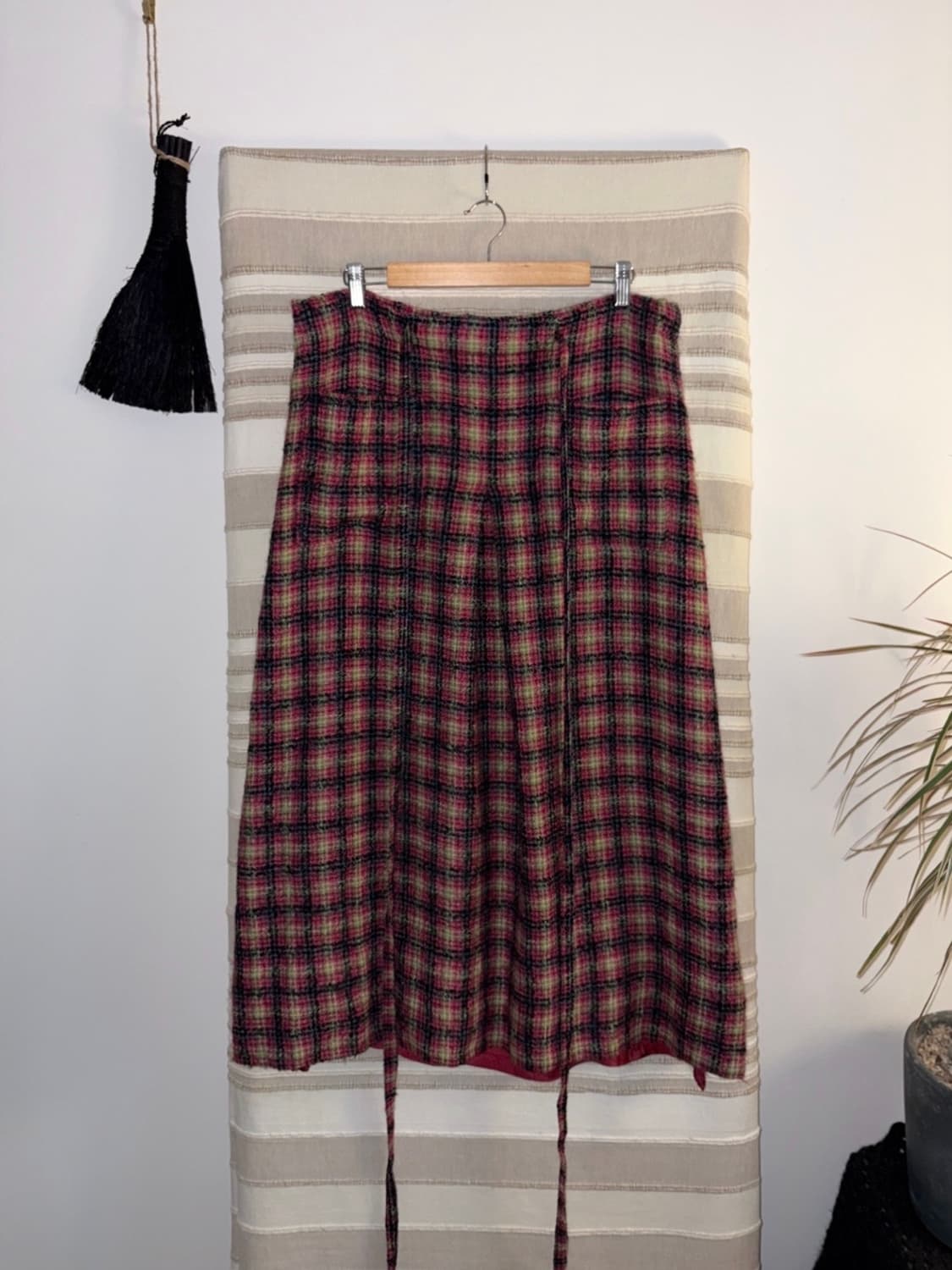 check patterned long skirt 상품이미지6