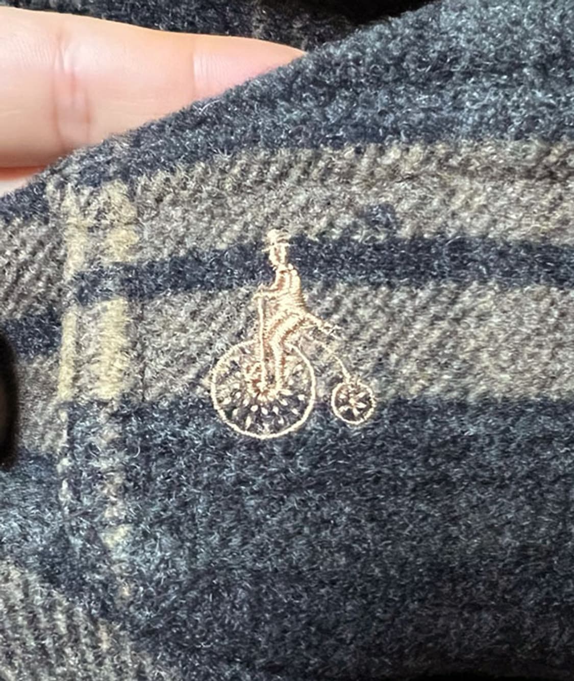 빈폴 남자 모직자켓 하프코트 올드스쿨룩 XL 105 상품이미지4