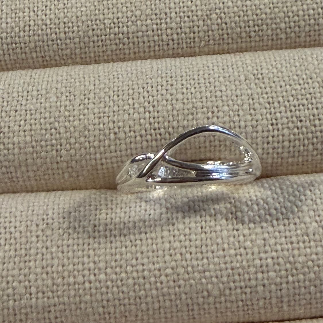 새상품 여성 신주 은도금 공간 반지 상품이미지3