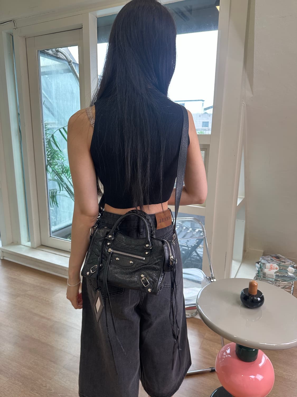 [A+ 정품] 발렌시아가 시티 모터백 미니 블랙 상품이미지9