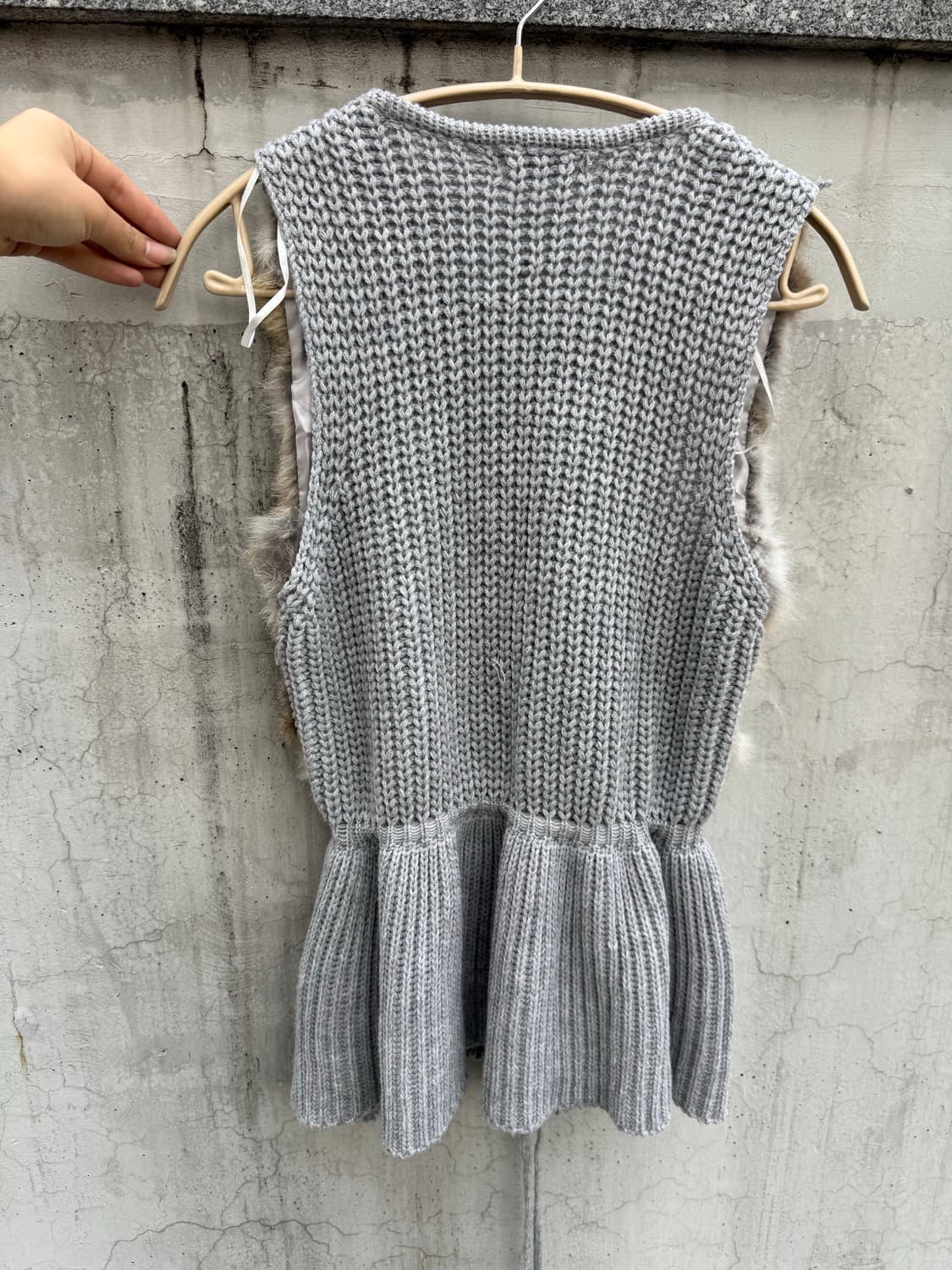 pearl mixtape knit vest 상품이미지3
