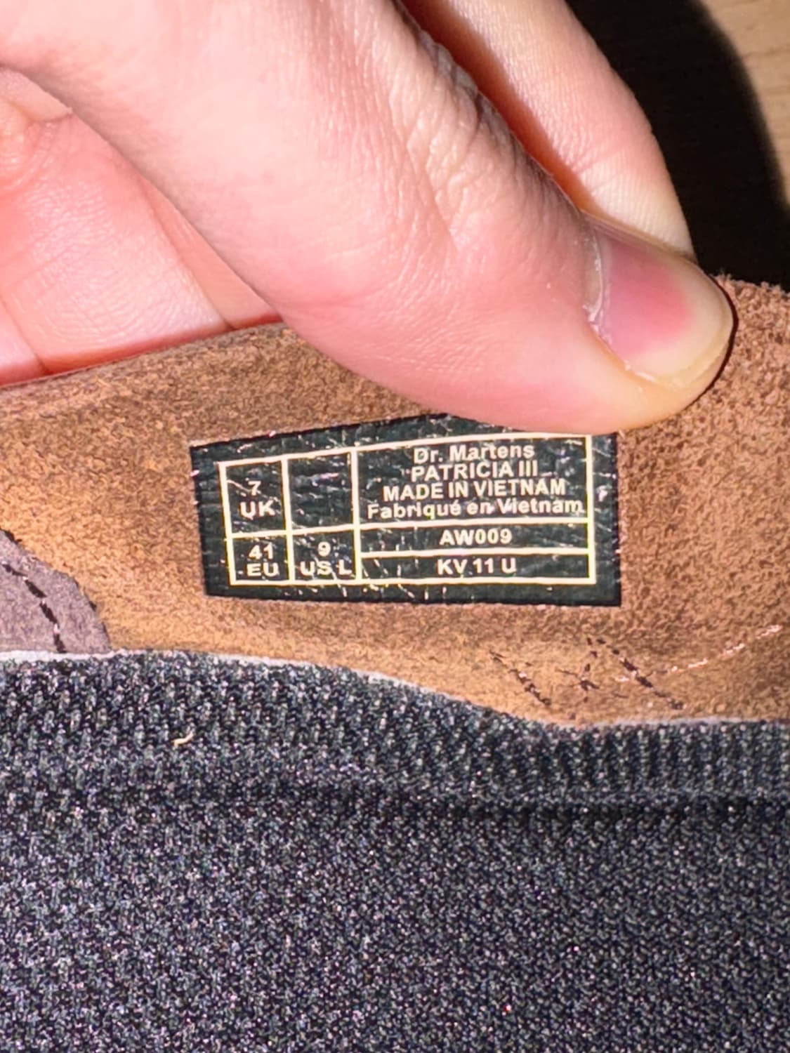 닥터마틴 패트리샤 남자 황금 사이즈(uk7,eu41) 상품이미지2