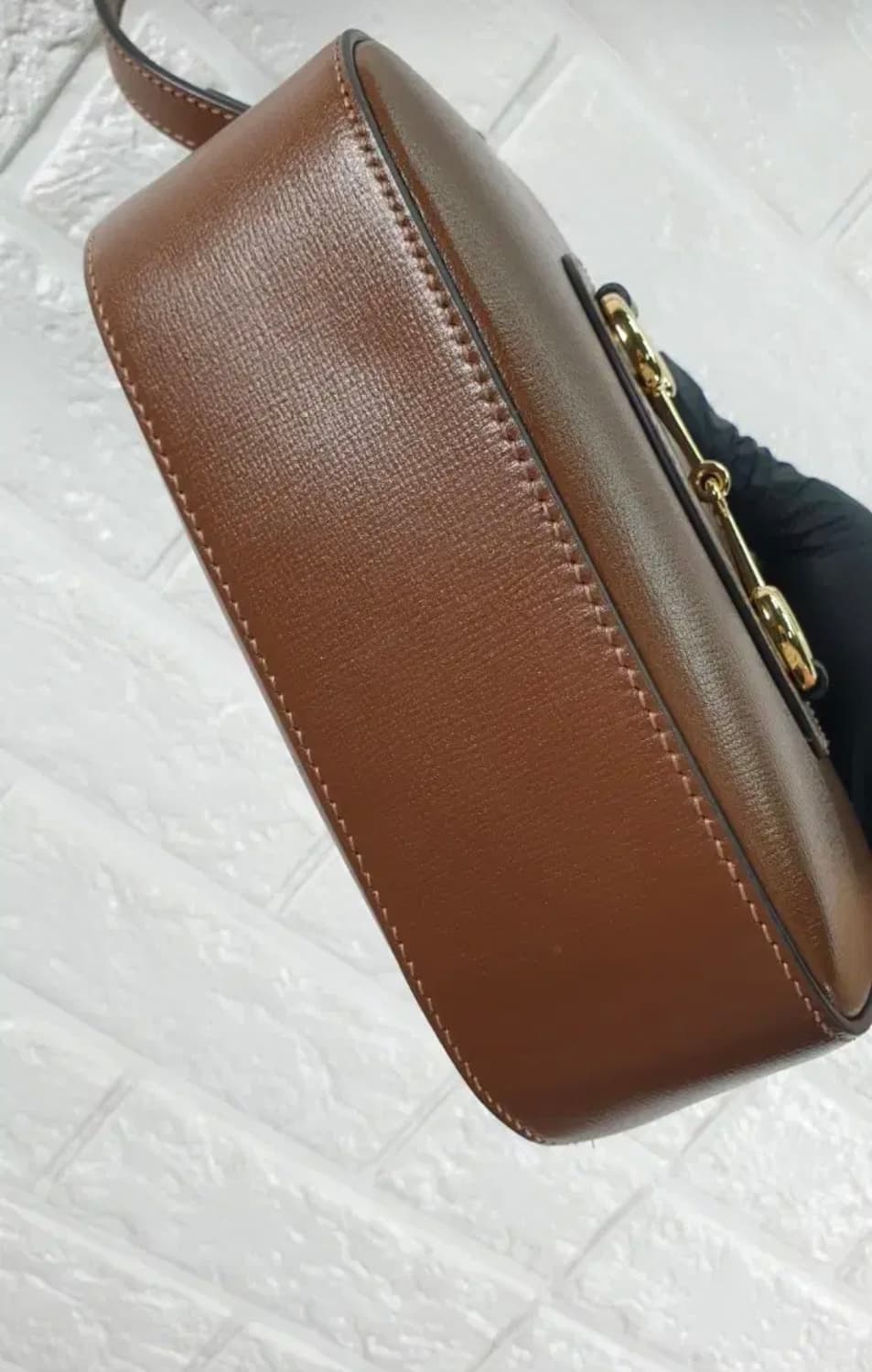 [정품]구찌 홀스빗 1955 스몰 카메라백 브라운 상품이미지5