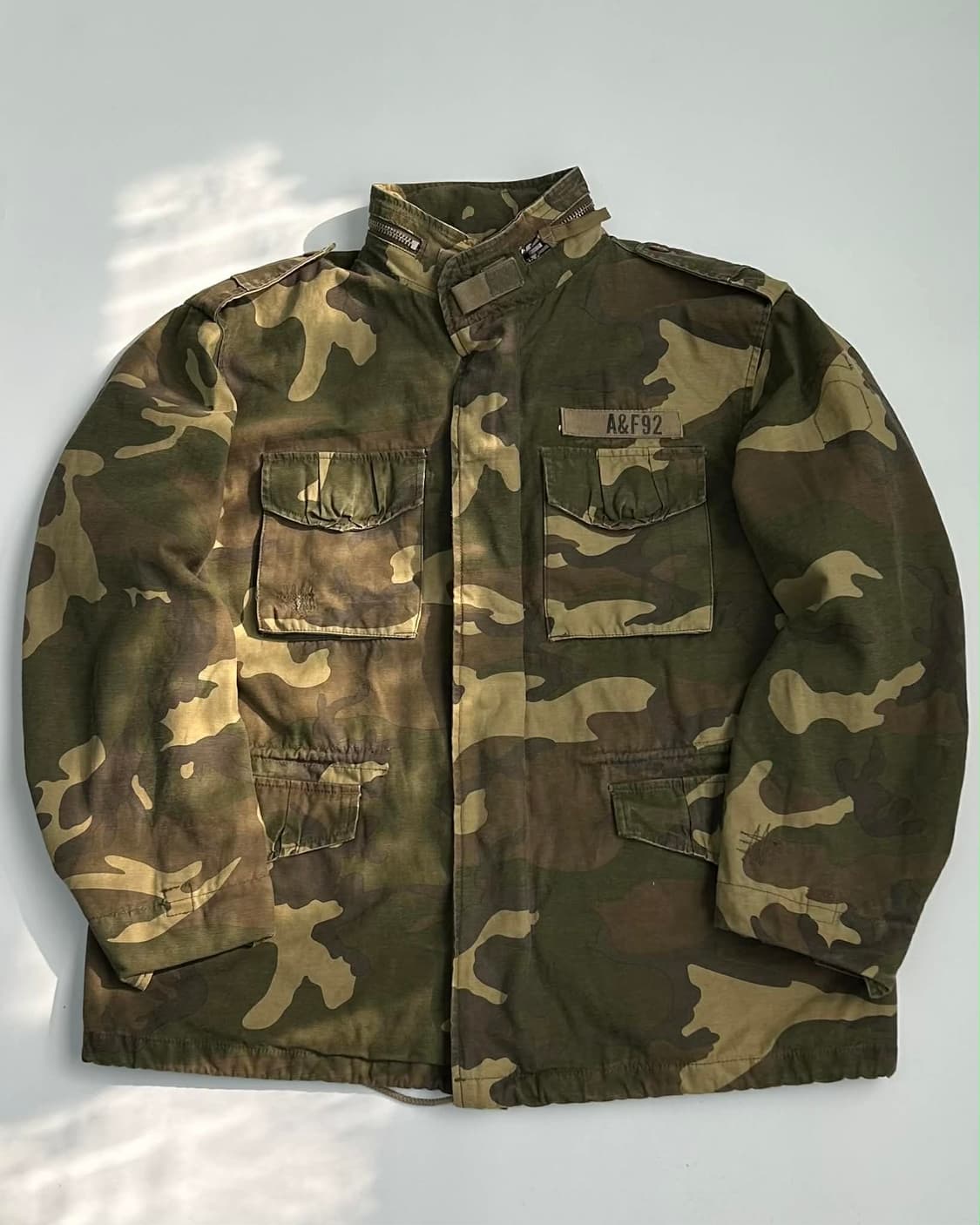 [L] 아베크롬비 M65 카모 밀리터리 야상 필드 자켓 상품이미지1