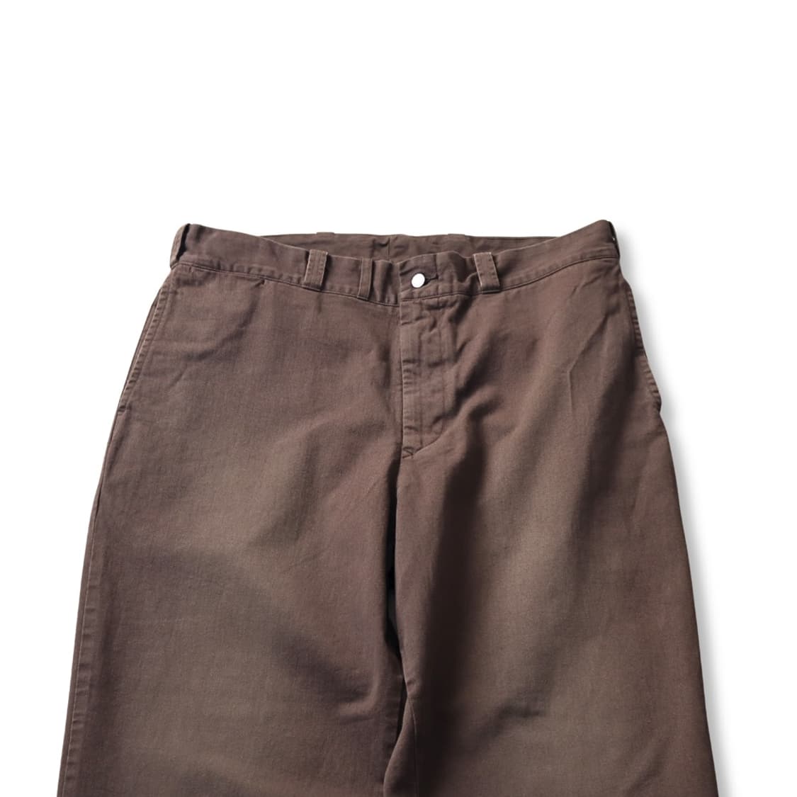 [2] A.PRESSE 아프레쎄 빈티지 트윌 워크 팬츠 브라운 상품이미지3