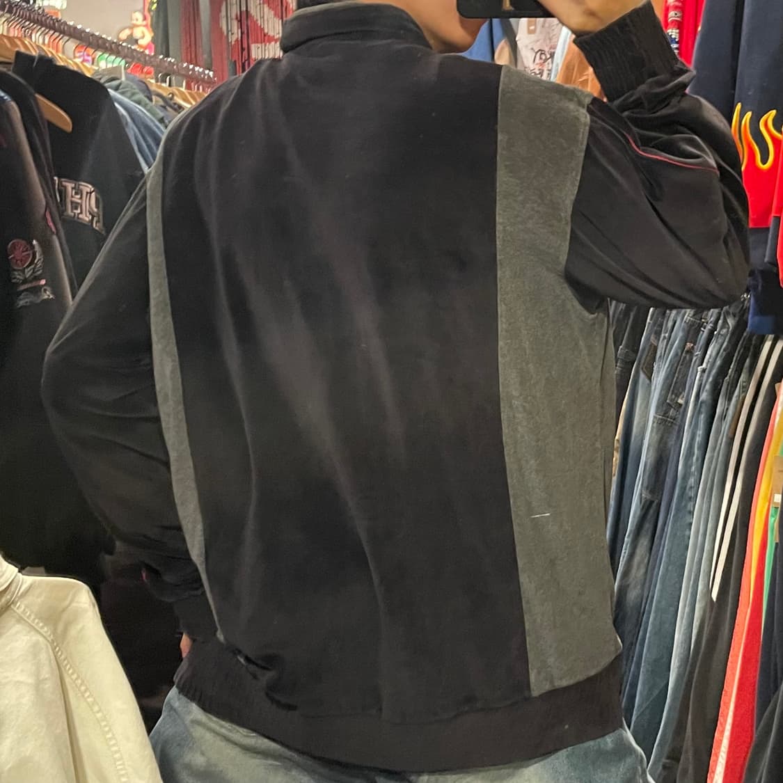 [IM] vtg 빈티지 블랙  벨벳져지 상품이미지6