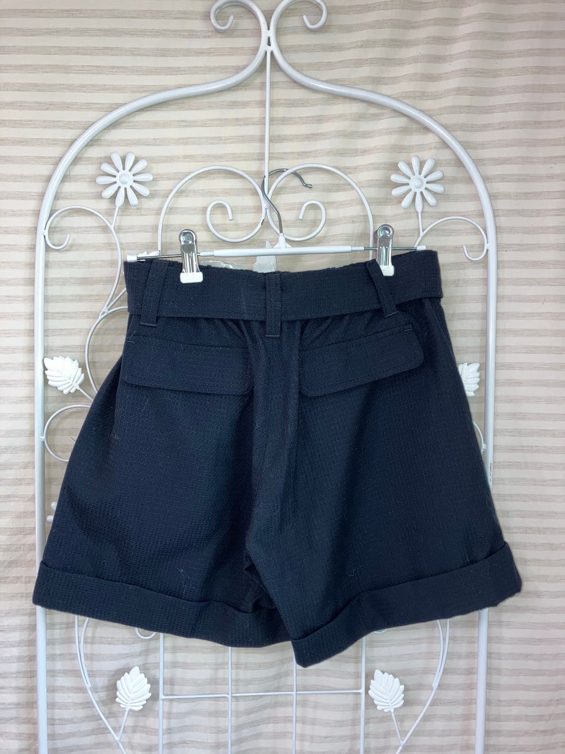 jpn vintage 네이비 리본 반바지 y2k 스트릿 갸루 펑키 상품이미지2