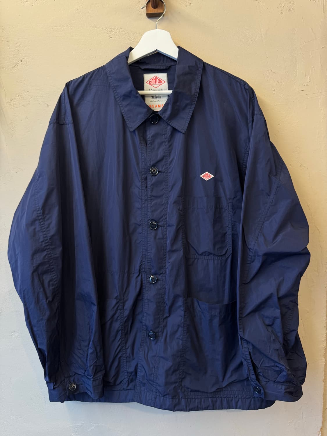 단톤 빔즈 나일론 워크 자켓 네이비 46 상품이미지1