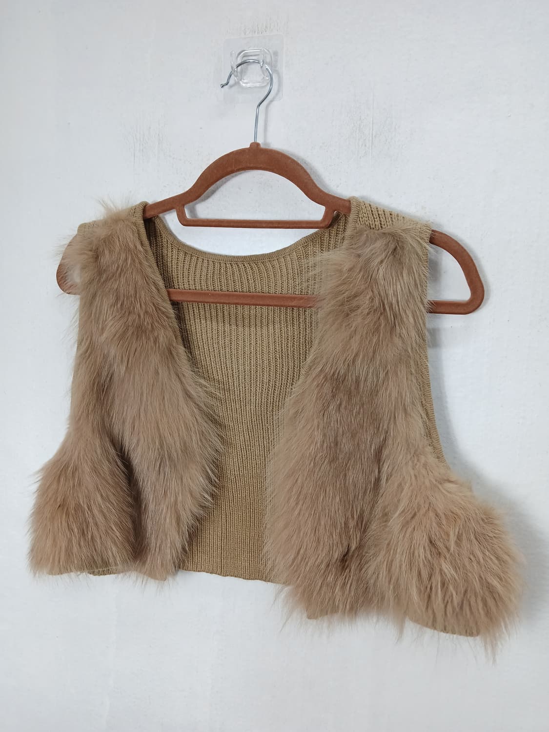 천연폭스퍼 베스트 니트조끼 95 M 상품이미지2