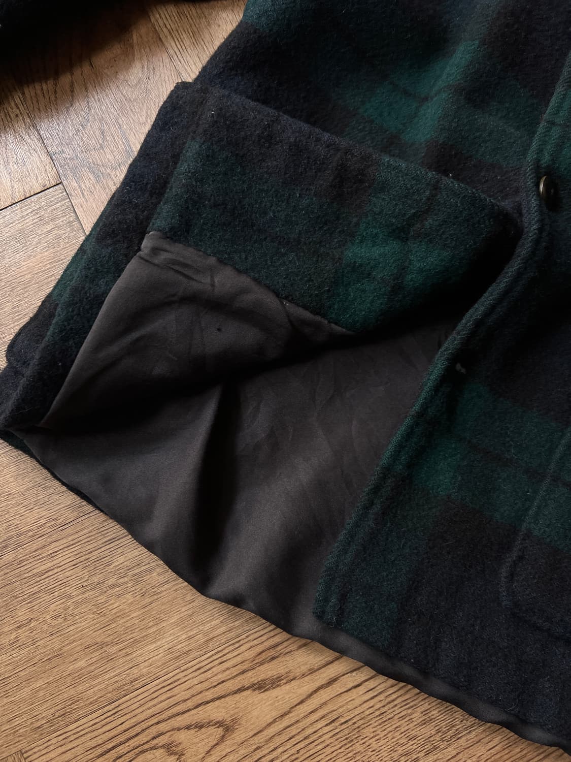 [S]울리치 Made in USA 블랙와치 체크 울 자켓 상품이미지6