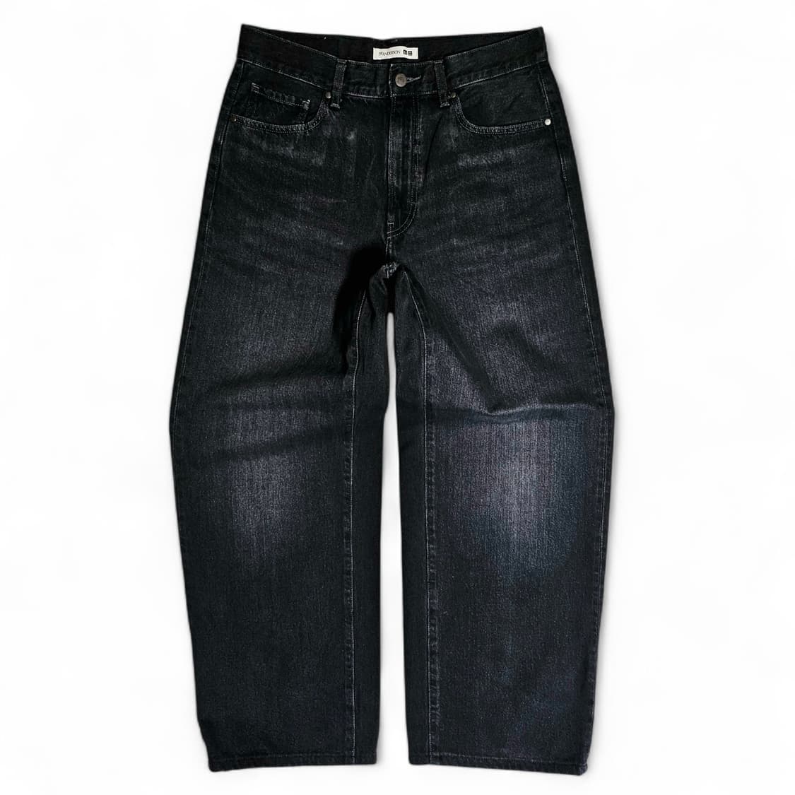 [31][유니클로XJ.W앤더슨] 와이드 핏 데님 다크그레이 상품이미지1