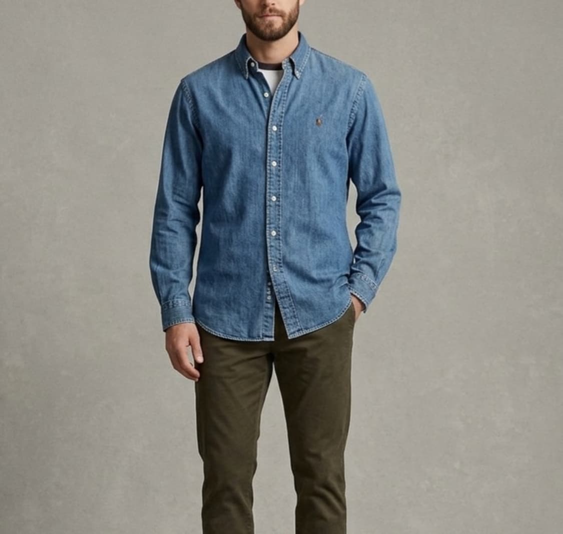 [105]폴로 랄프로렌 데님셔츠 상품이미지1