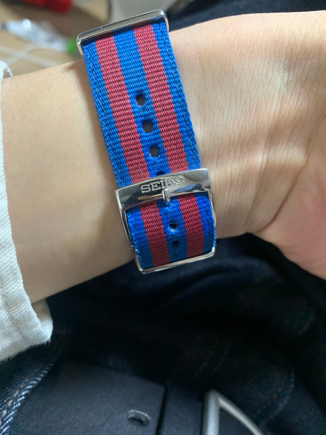 세이코 바르셀로나 한정판 오토메틱 시계(A급상태) 상품이미지6