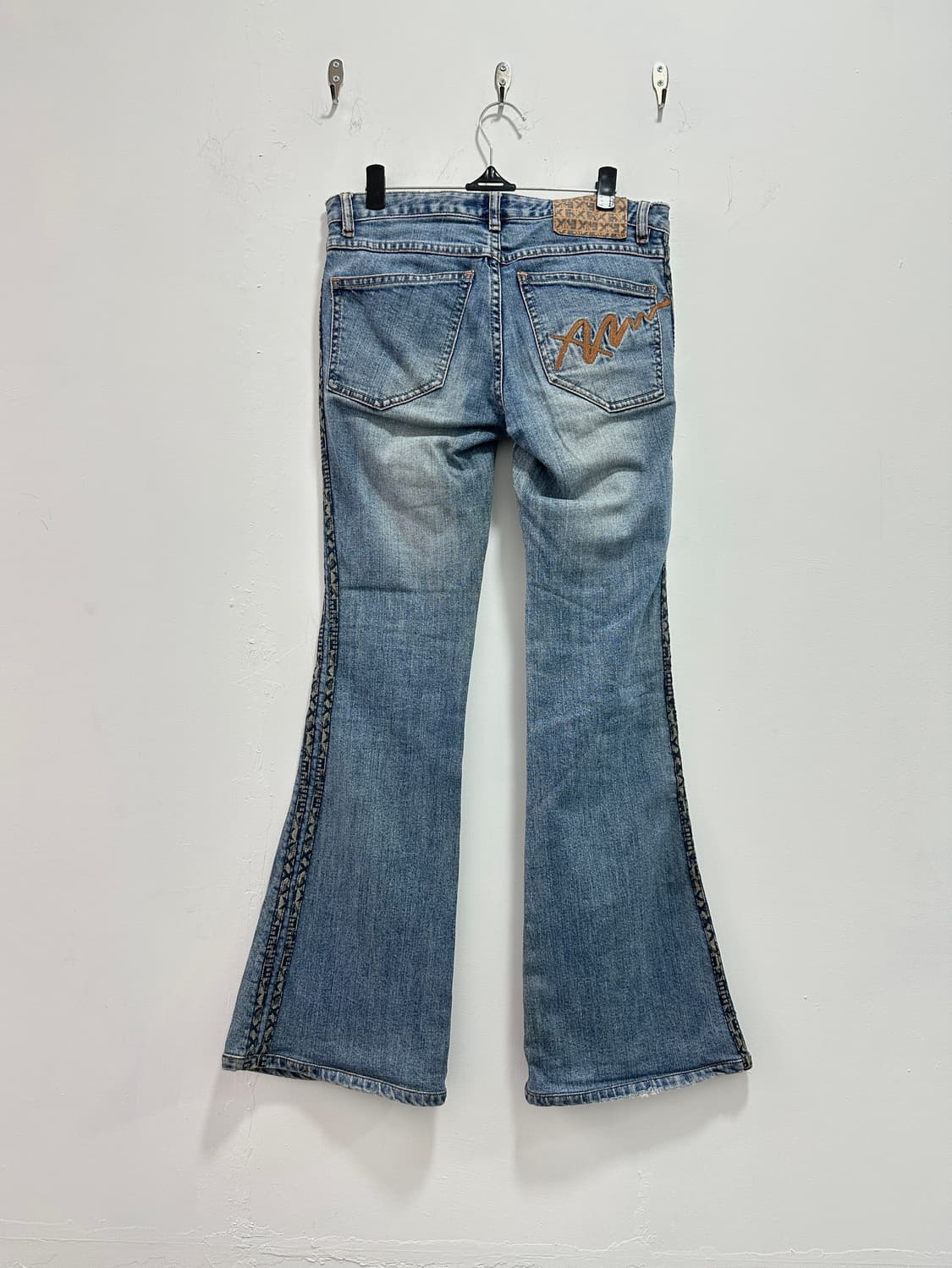 BNX western side lines denim flare pants 상품이미지5