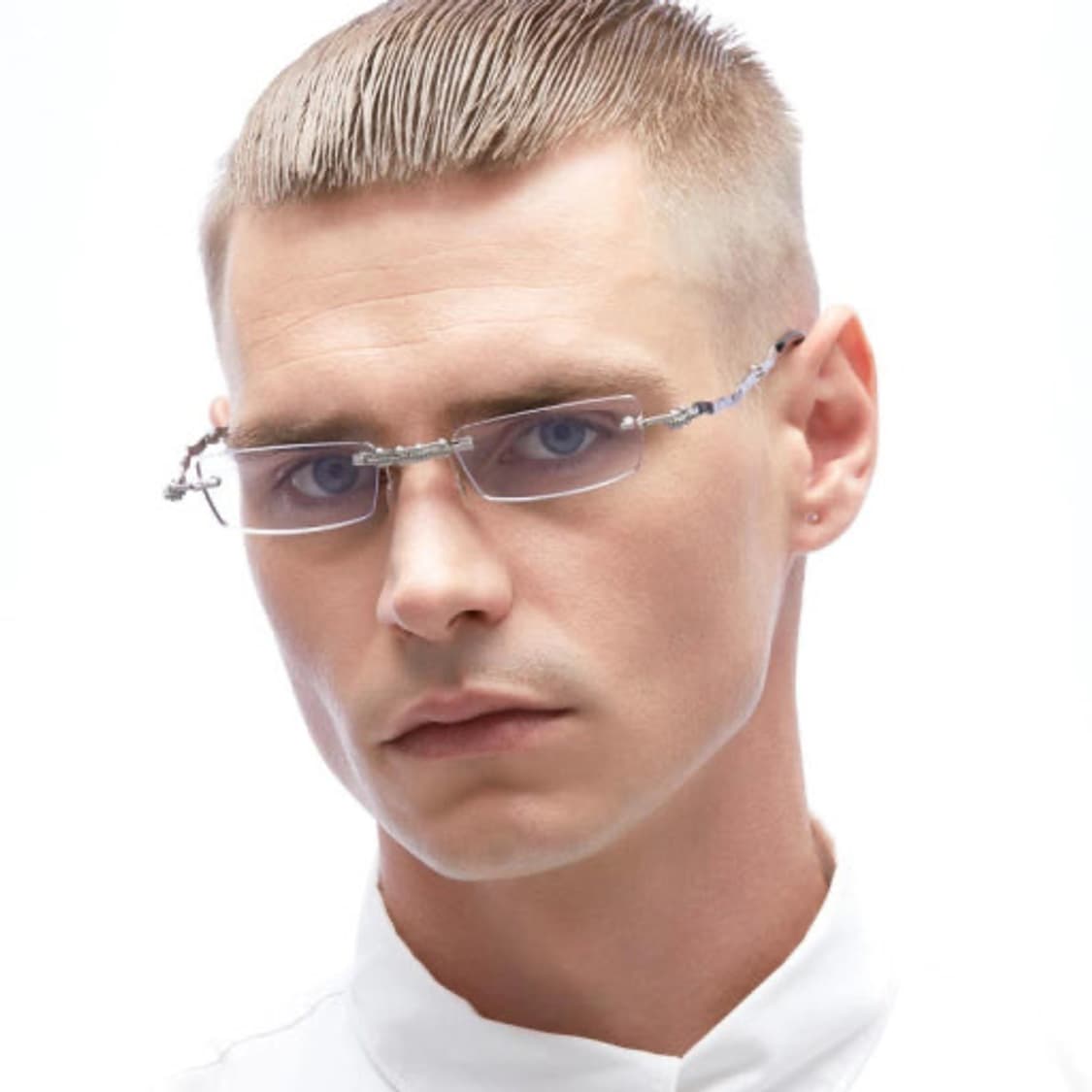 쿠보라움 h41 무테안경 실버 상품이미지1