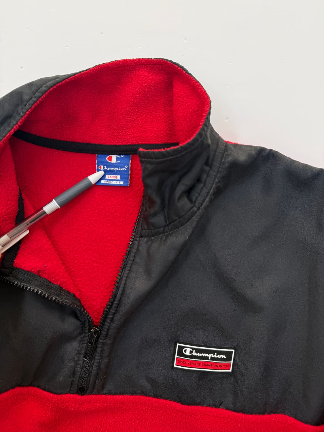 00s Champion 하프집업 플리스 자켓  상품이미지3