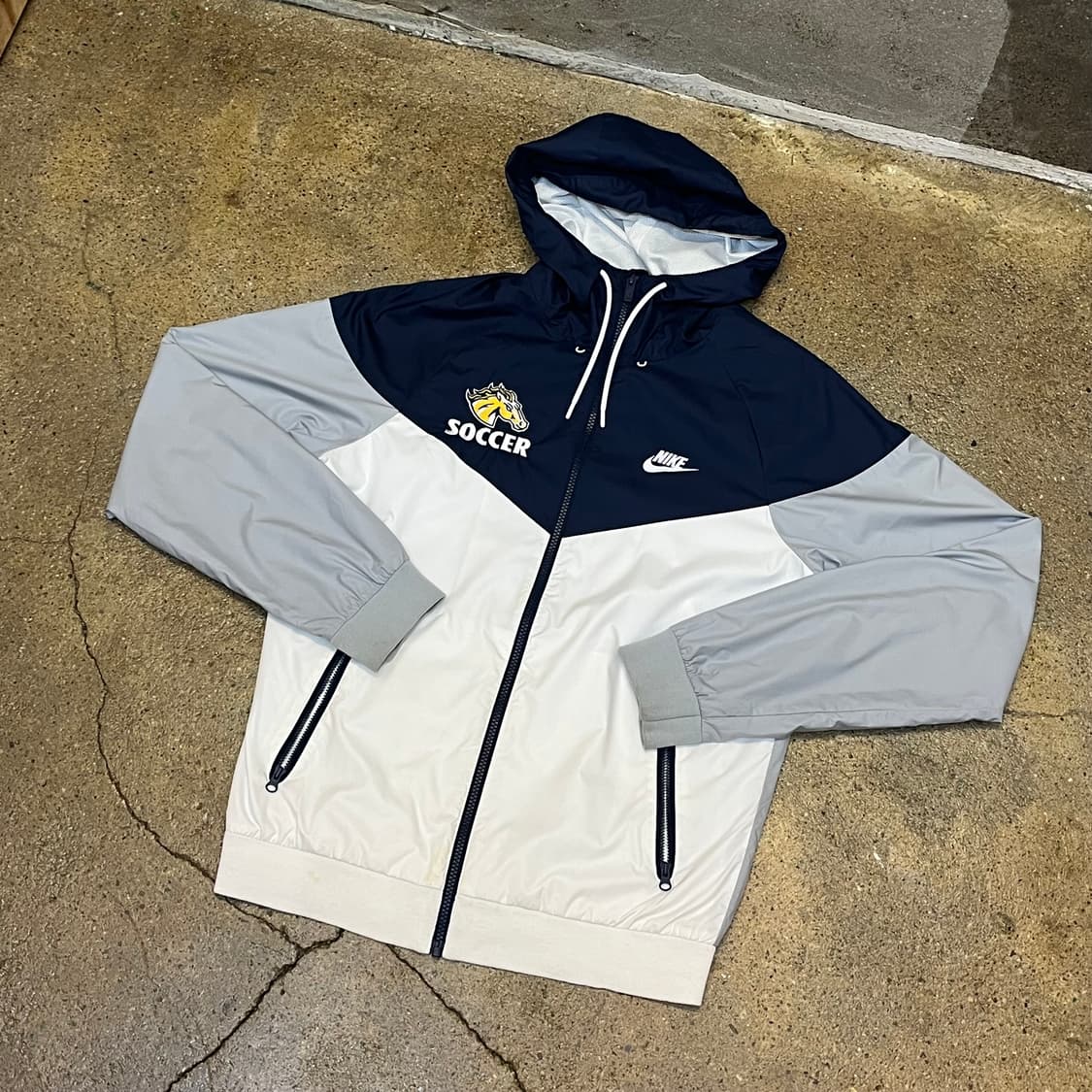 미국 빈티지 나이키 싸커 후드 바람막이 상품이미지4