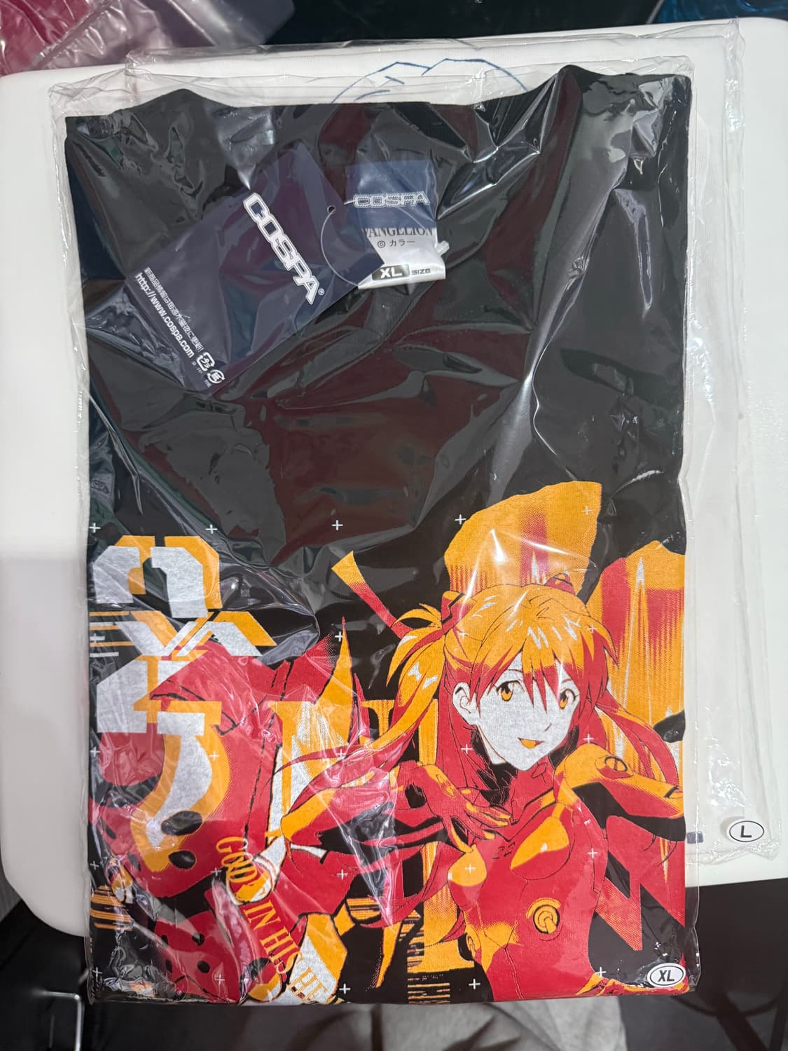 에반게리온  cospa 반팔 아스카 XL 새상품 상품이미지2