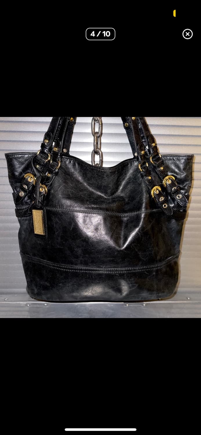 00s 배즐리 미슈카 웨스턴 디스트레스드 가죽 백 상품이미지5