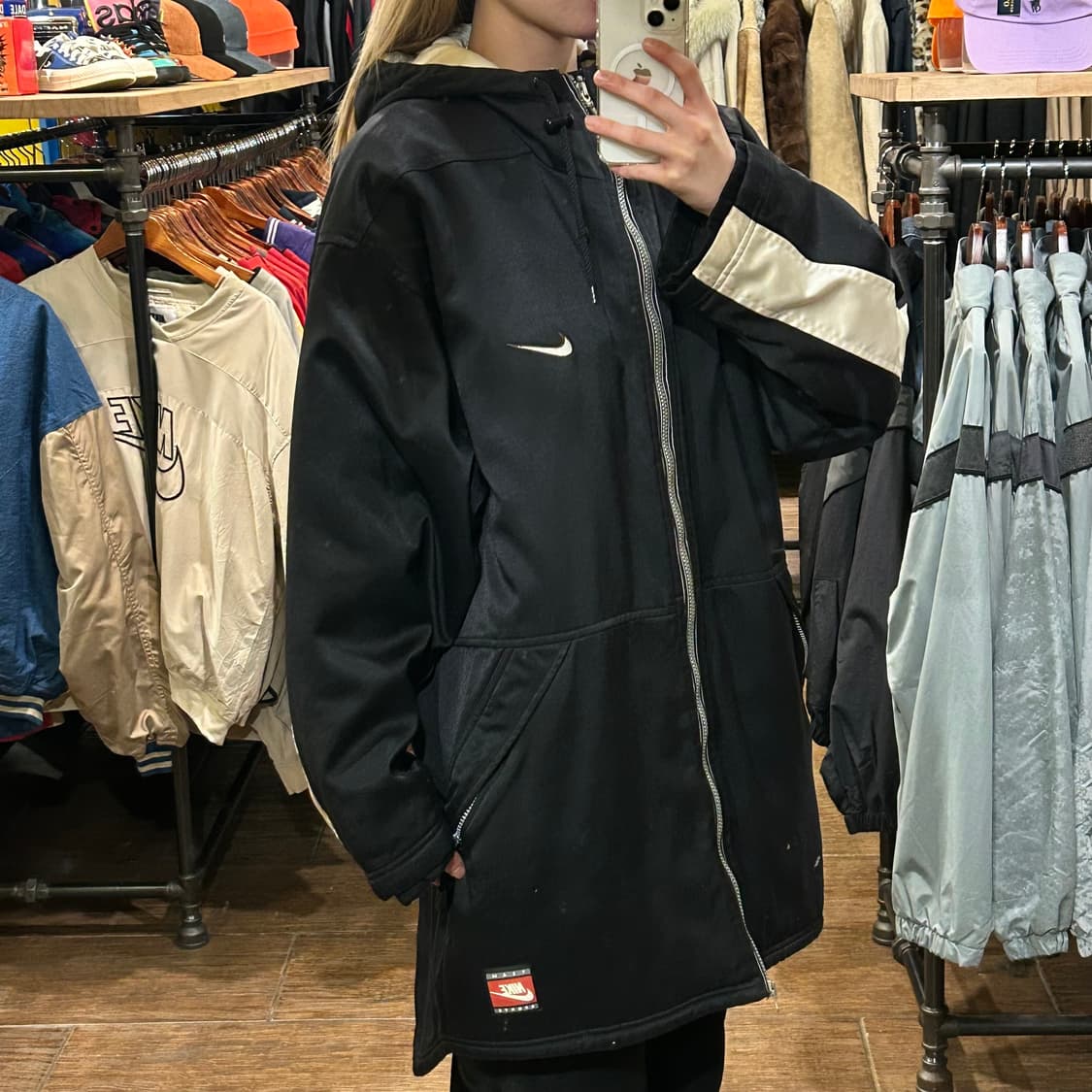 [HI] 나이키 롱패딩 블랙 상품이미지3