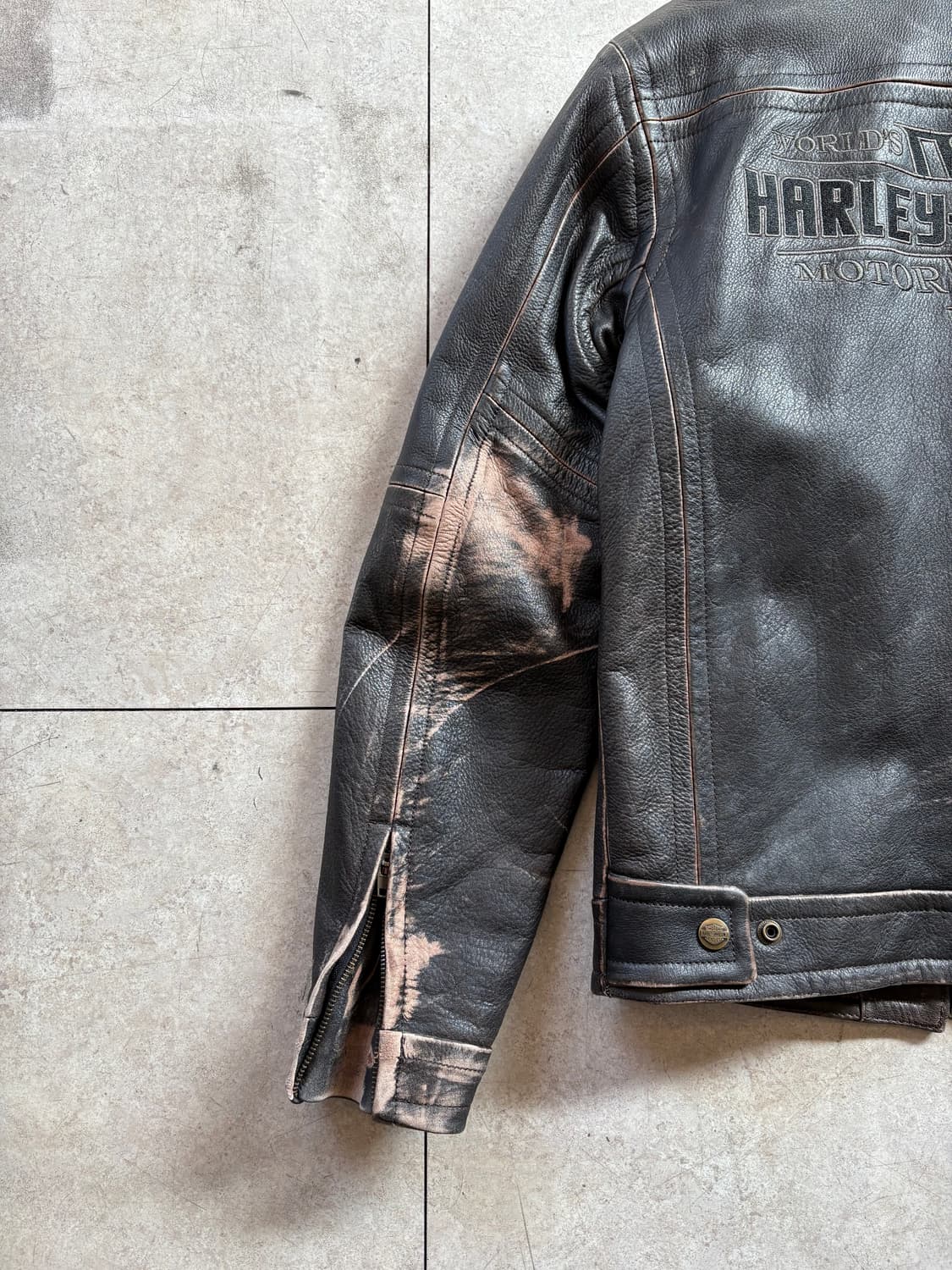 Harley davidson 할리 데이비슨 가죽 자켓 상품이미지6