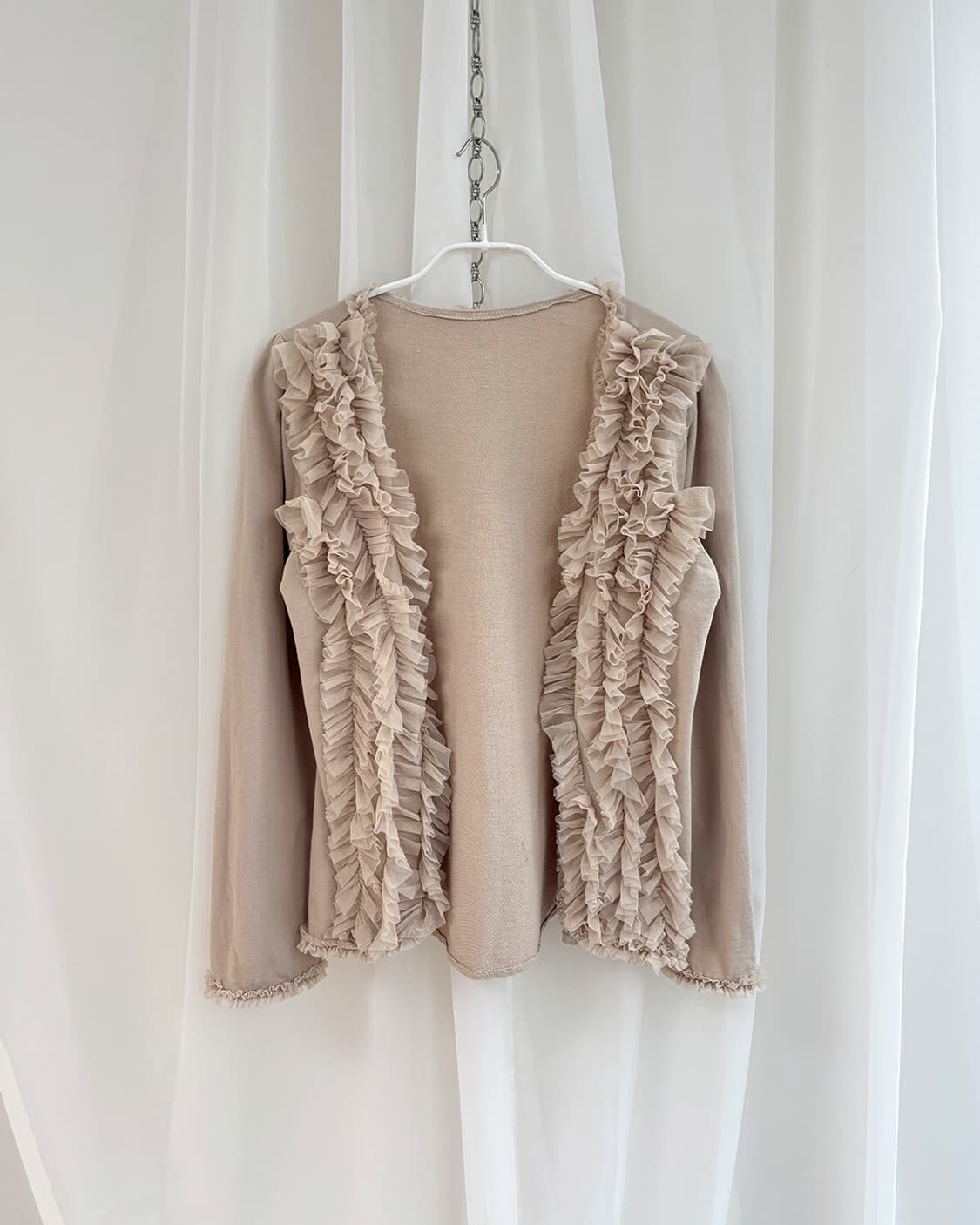 dew frill romantic designed cardigan 상품이미지1