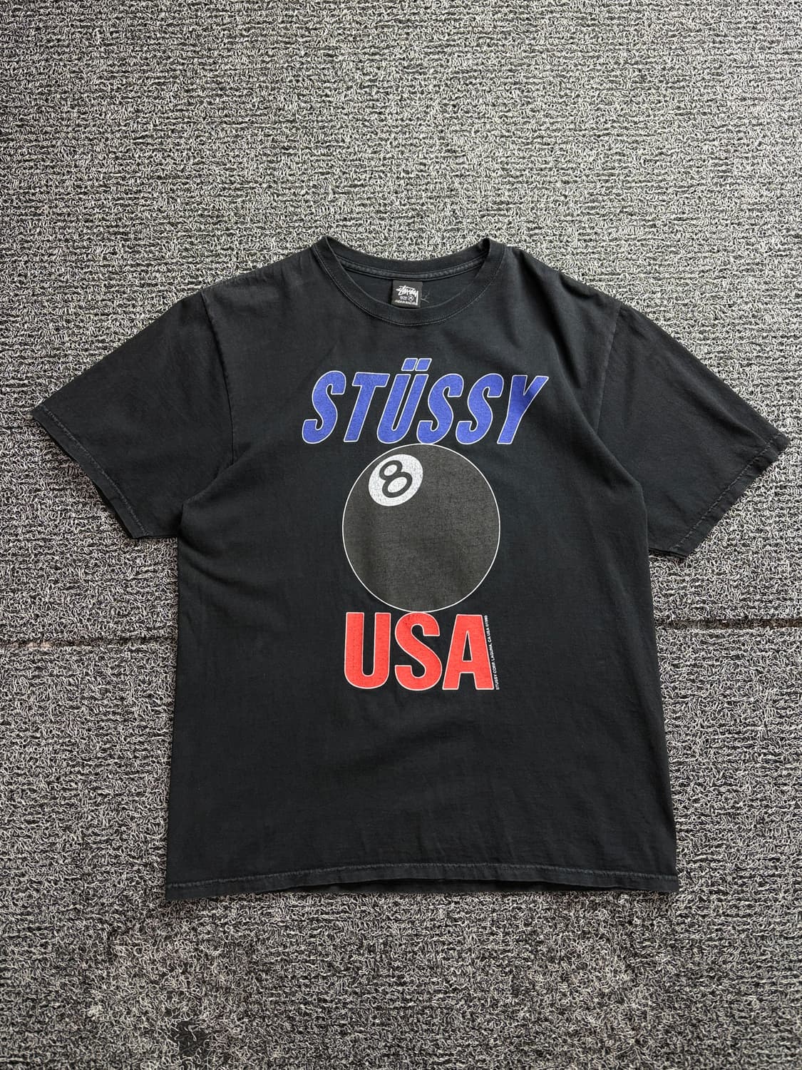 스투시 USA 8볼 피그먼트 다이드 티셔츠 2780 상품이미지2