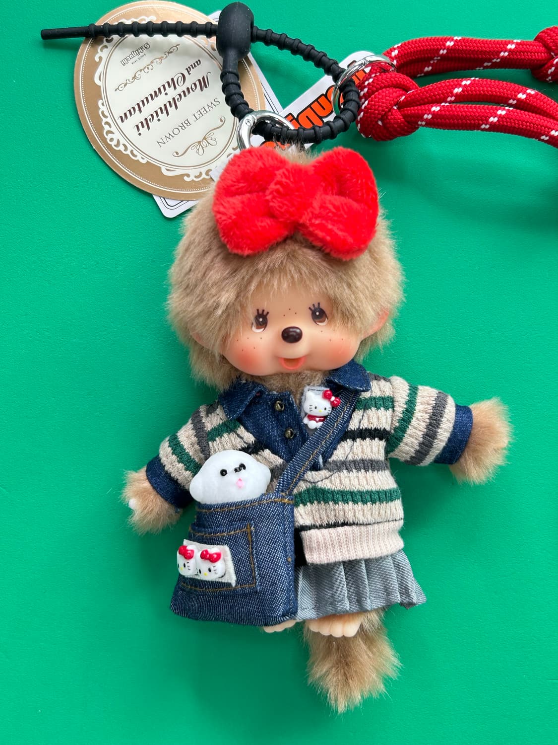 (73)정품몬치치👕스트라이프 무드 키티 × 몬치치 시리즈  상품이미지2