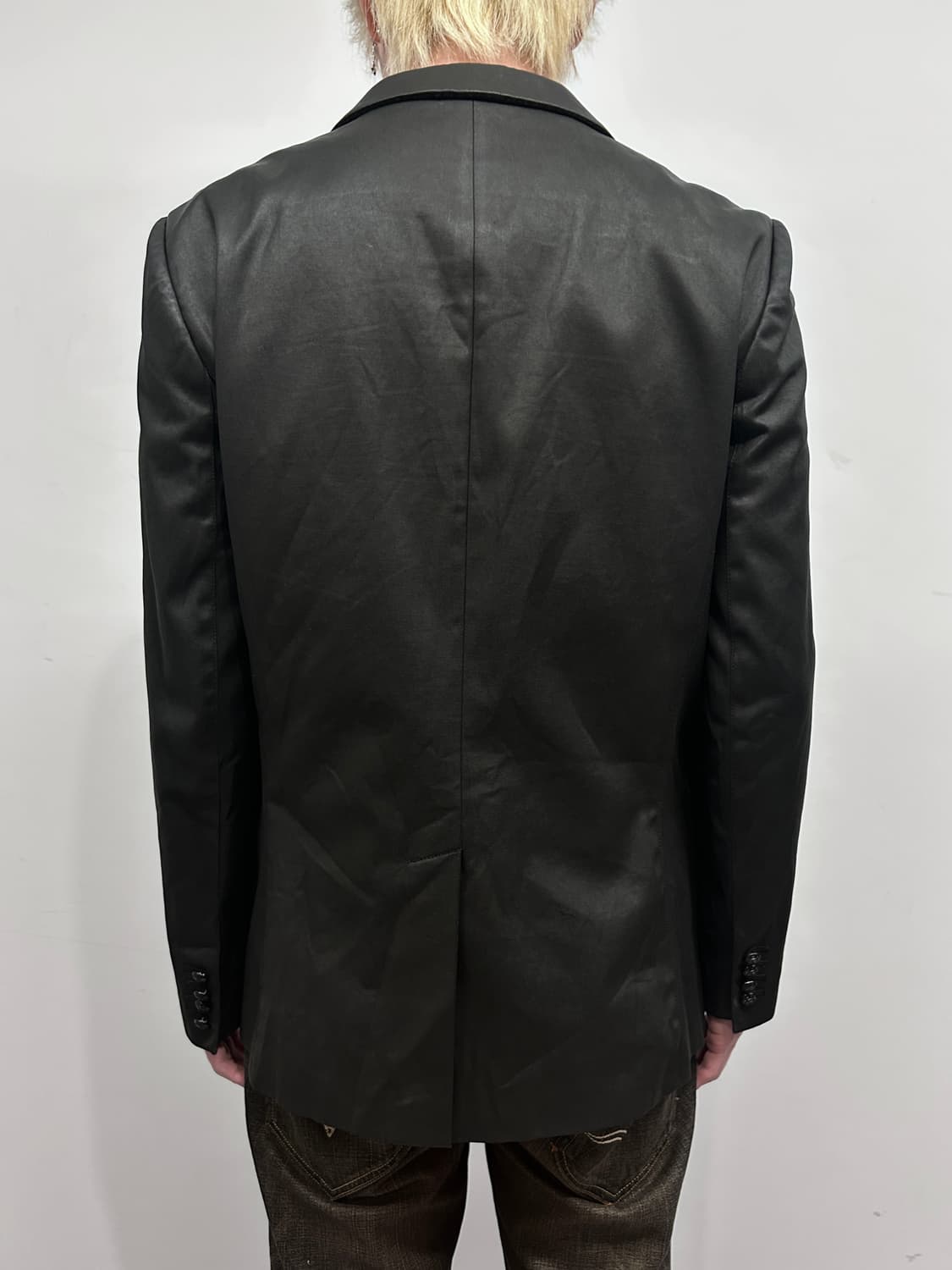 아르마니 코팅 원 버튼 블레이저 상품이미지3