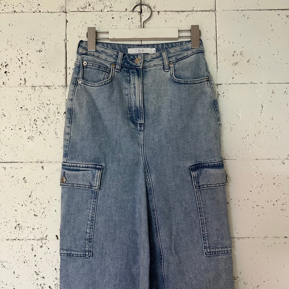 우먼34 IRO 이로 데님 롱 스커트 상품이미지2