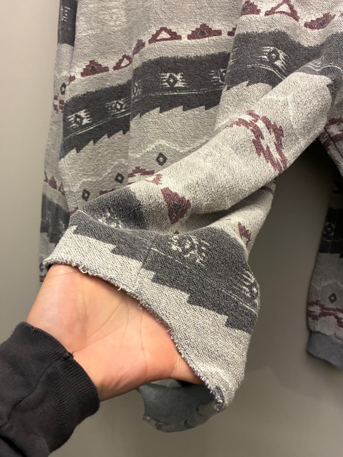 (L)그라미치 테일컷 나바호 아즈텍 롱슬리브 스웻셔츠 그레이 상품이미지6