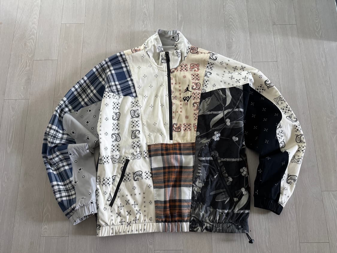 나이키 조던 x 러셀 웨스트브룩 패치워크 아노락 L 상품이미지1