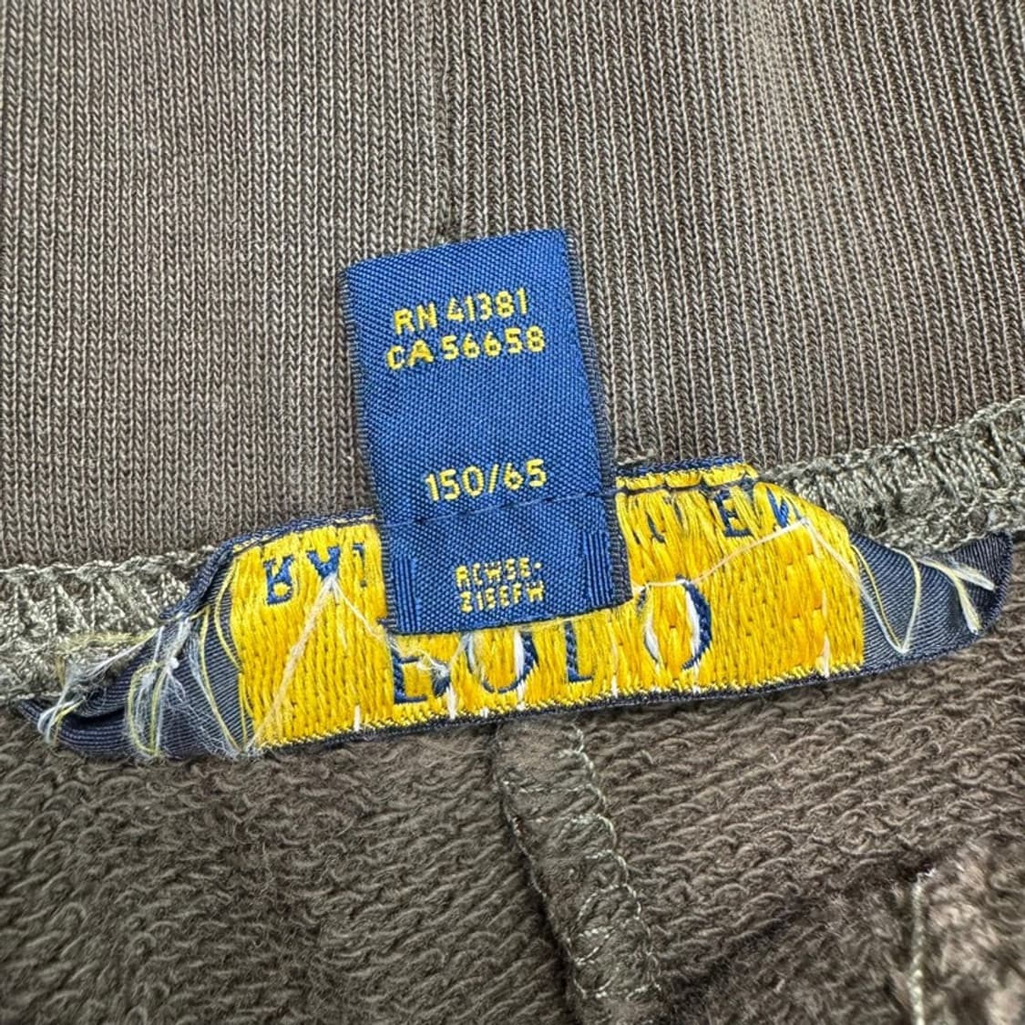 RALPH LAUREN 마드라스 로고 프렌치 테리 쇼츠 M (10-12) 상품이미지6