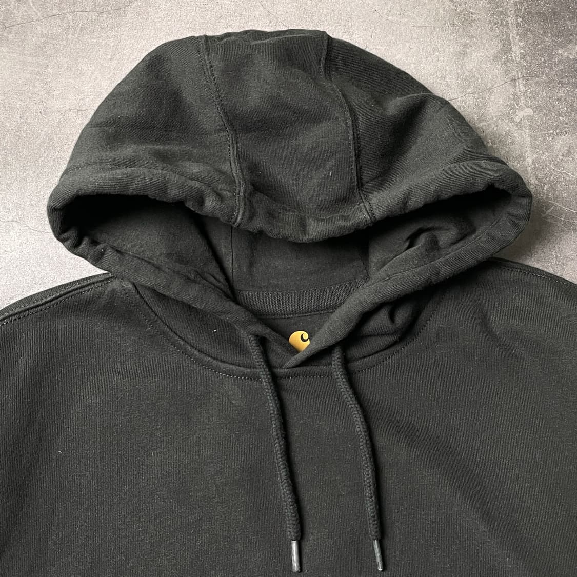 CARHARTT 칼하트 빈티지 블랙 기모 후드티 A00911 상품이미지2