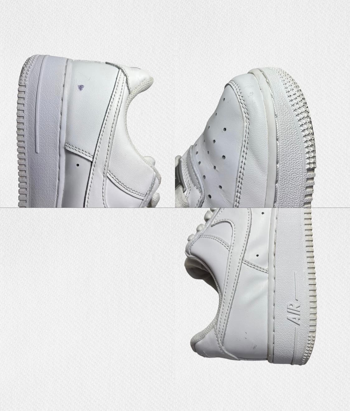 250 나이키 에어포스1 로우 화이트 상품이미지4