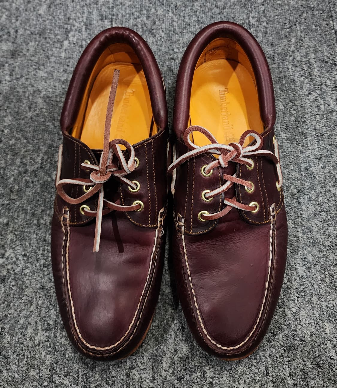 팀버랜드 클래식 3아이 보트 슈즈 버건디 270 상품이미지2