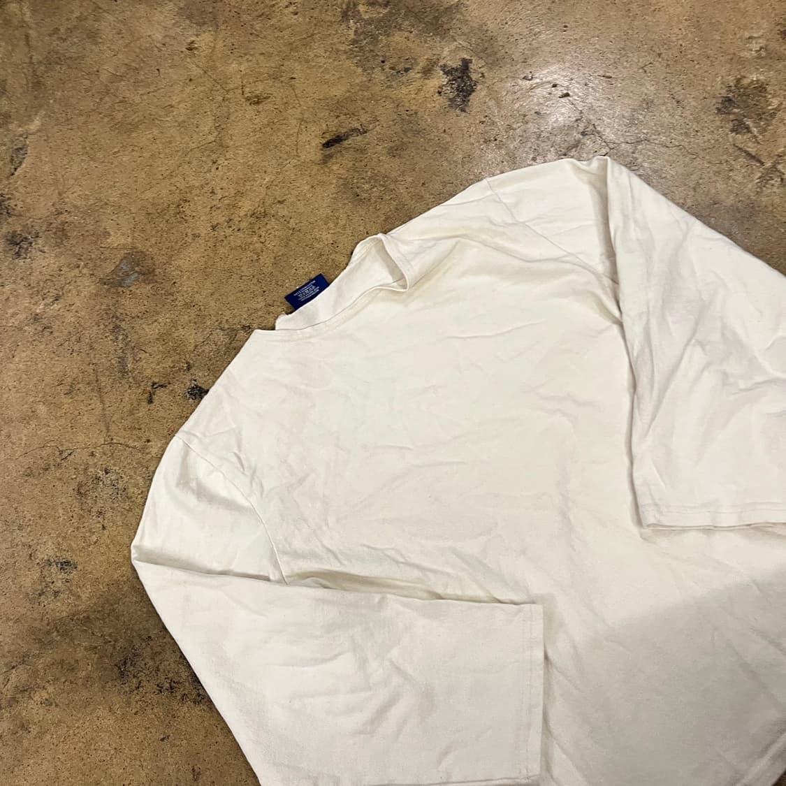 [정품/L] 세인트제임스 화이트 긴팔 티셔츠 b15 상품이미지1