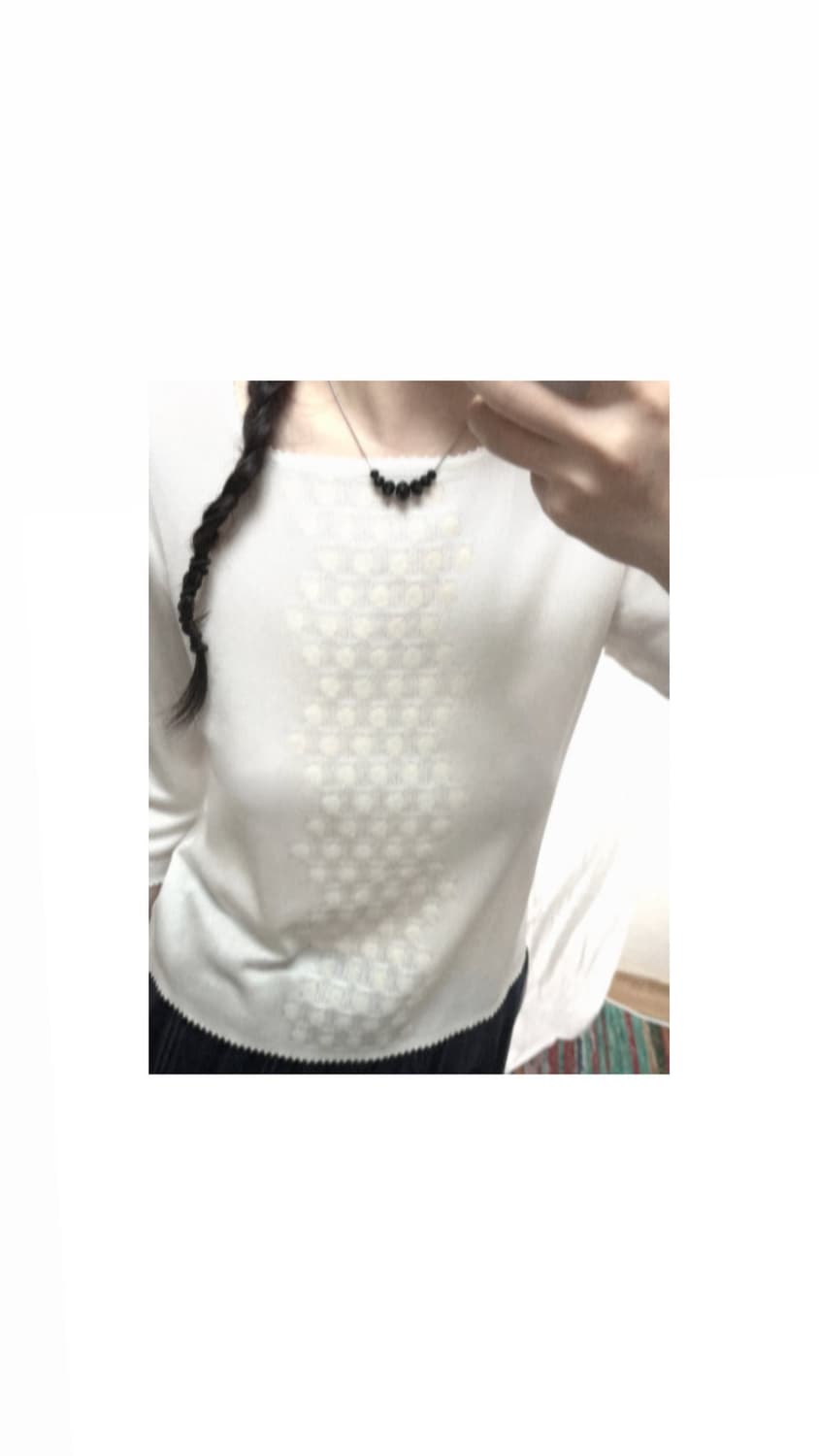 Beaded Black Necklace 상품이미지3