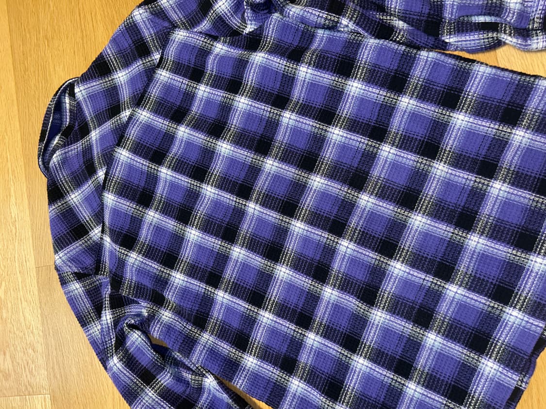 Carhartt WIP 퍼플체크셔츠 Size S 칼하트WIP 상품이미지4