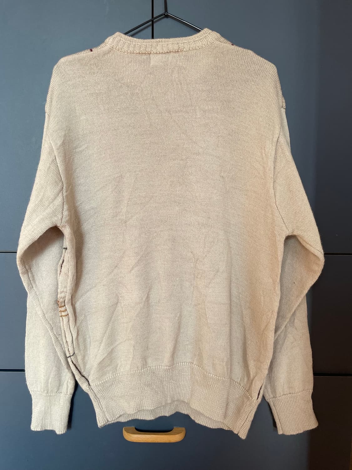 Hiromi Rossi 모100 뮤트 너디 오트밀 니트 상품이미지5