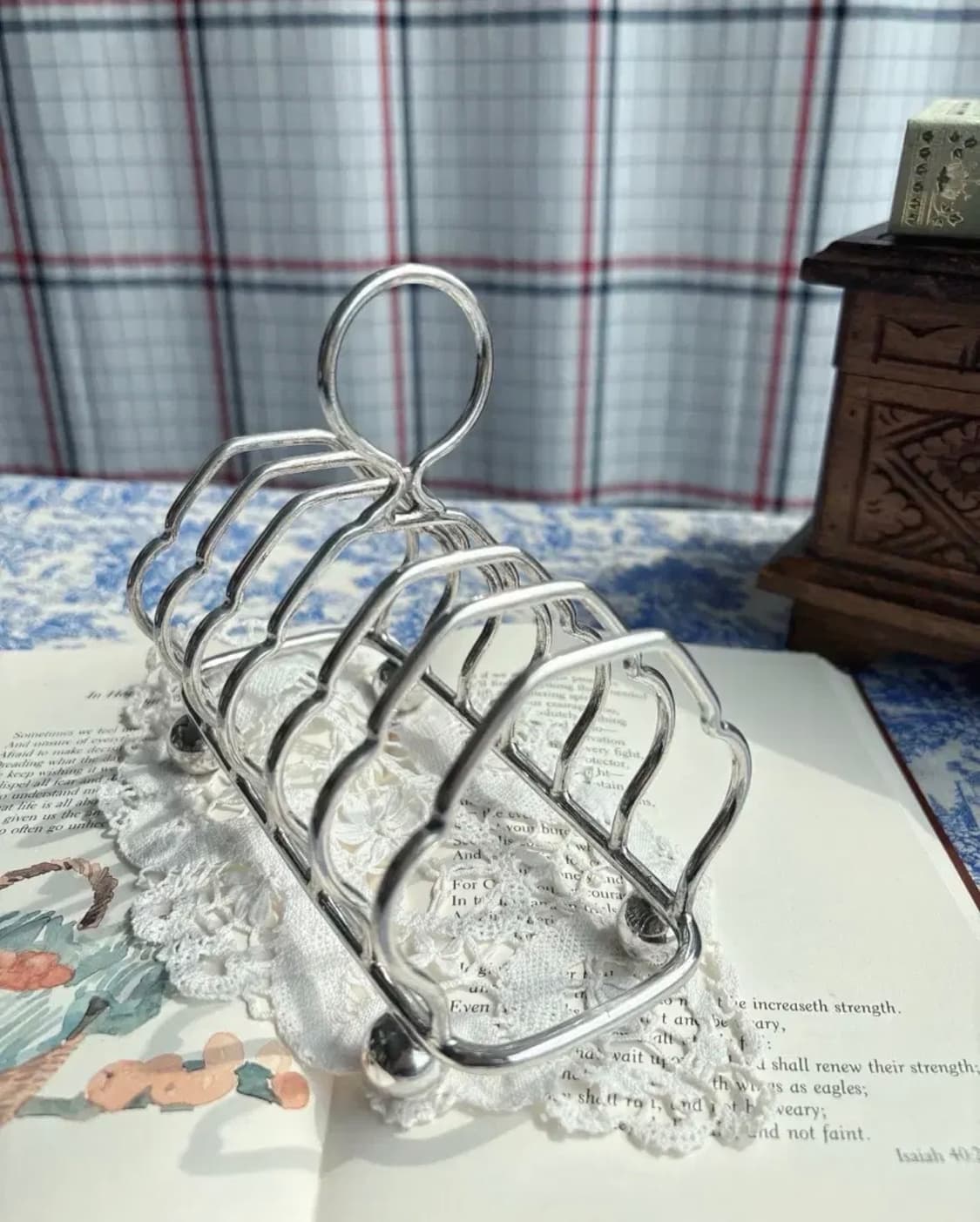 앤틱 실버플레이트 토스트랙 상품이미지3