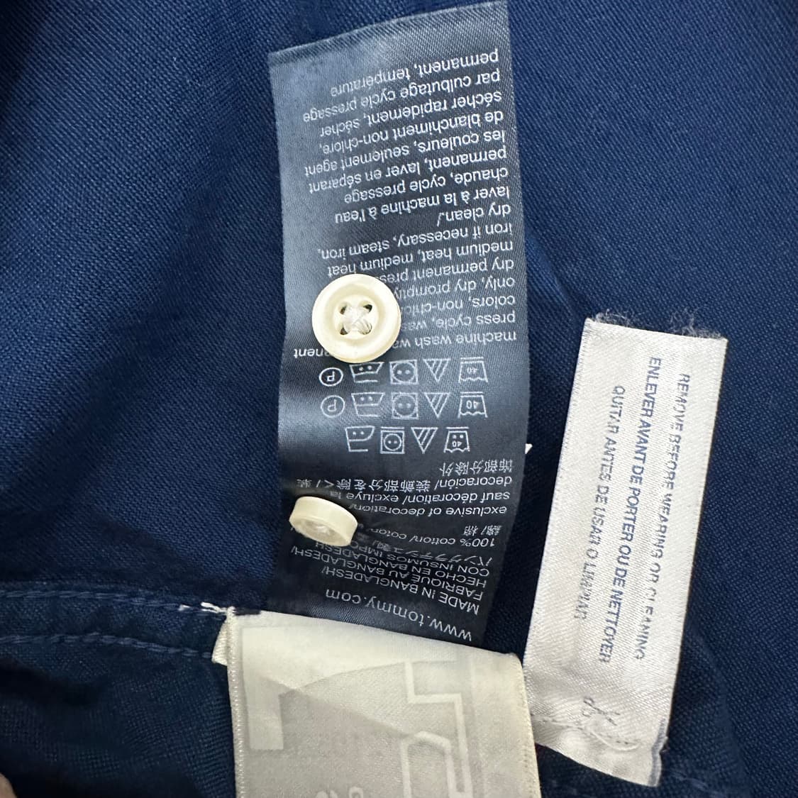 타미힐피거 긴팔 셔츠 블루 L 상품이미지8