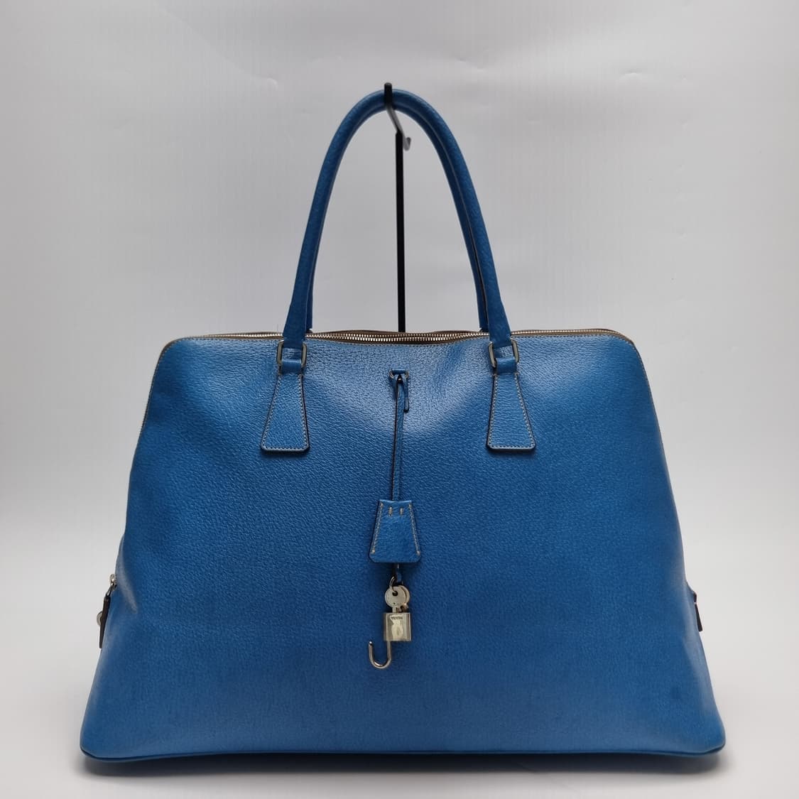 프라다 PRADA 카프스킨 토트백 보스턴백 로얄 블루(남여공용 여행가방) 상품이미지4