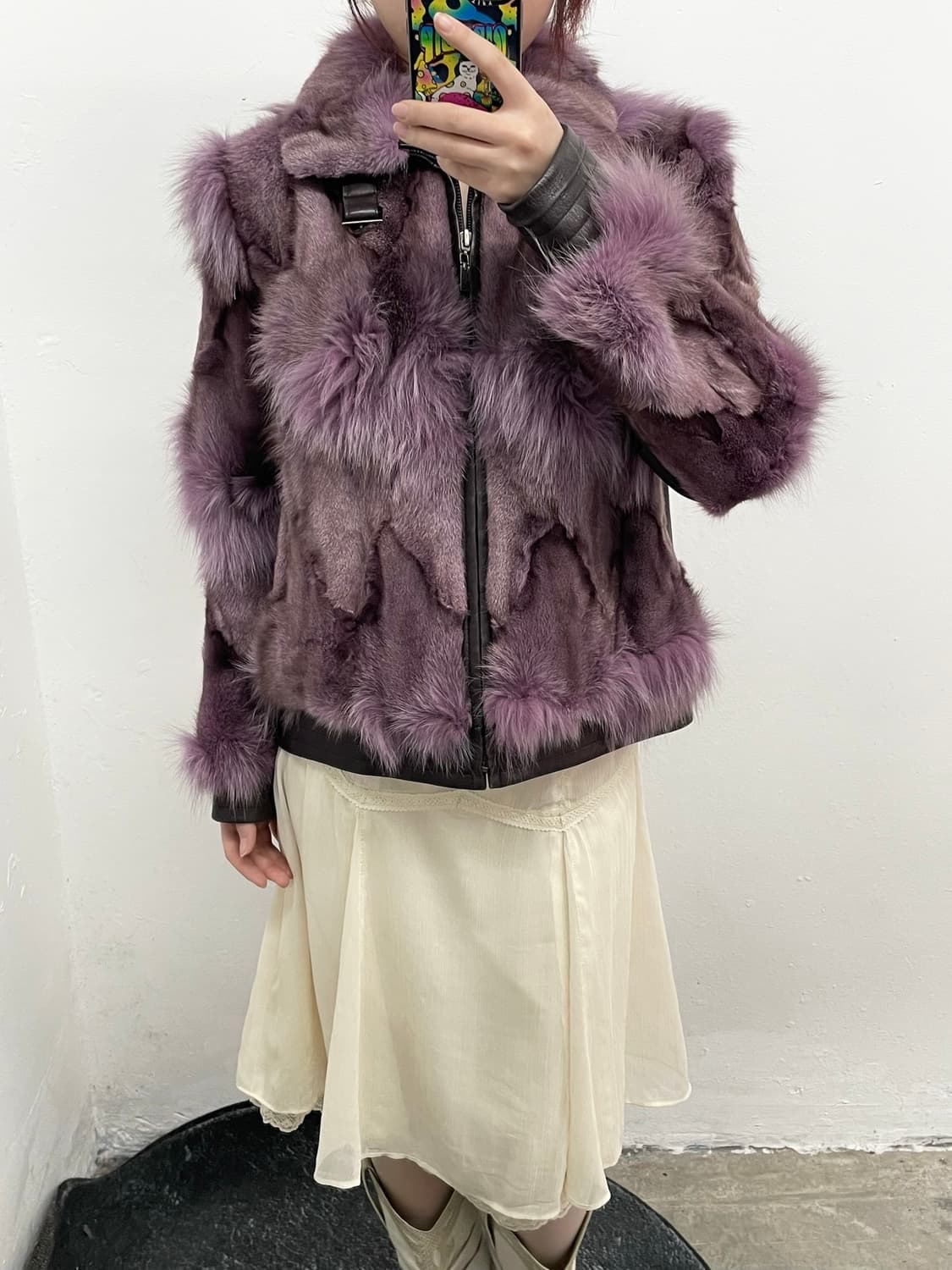 페어리 폭스 양가죽 퍼자켓  상품이미지3