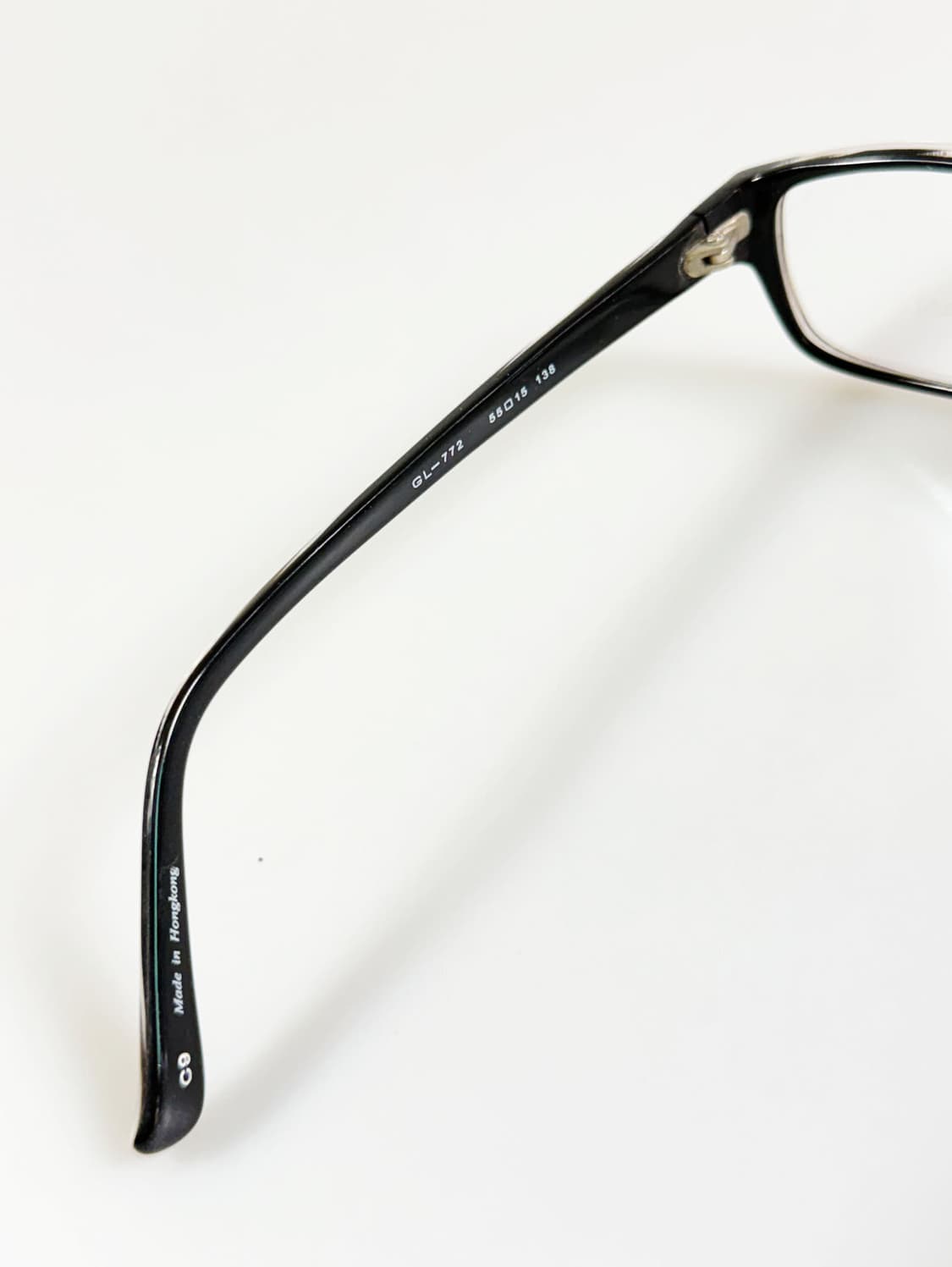 GALLAN 블랙 그레이 마블 뿔테 스퀘어 빈티지 안경 상품이미지7