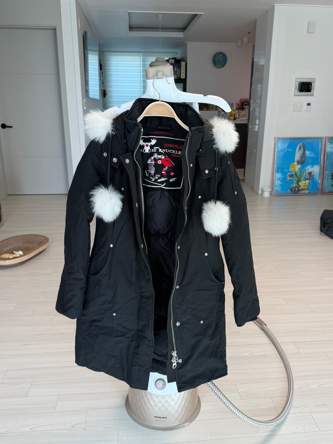 무스너클 여성 롱 패딩 s 상품이미지1